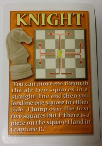 no stress chess knight card